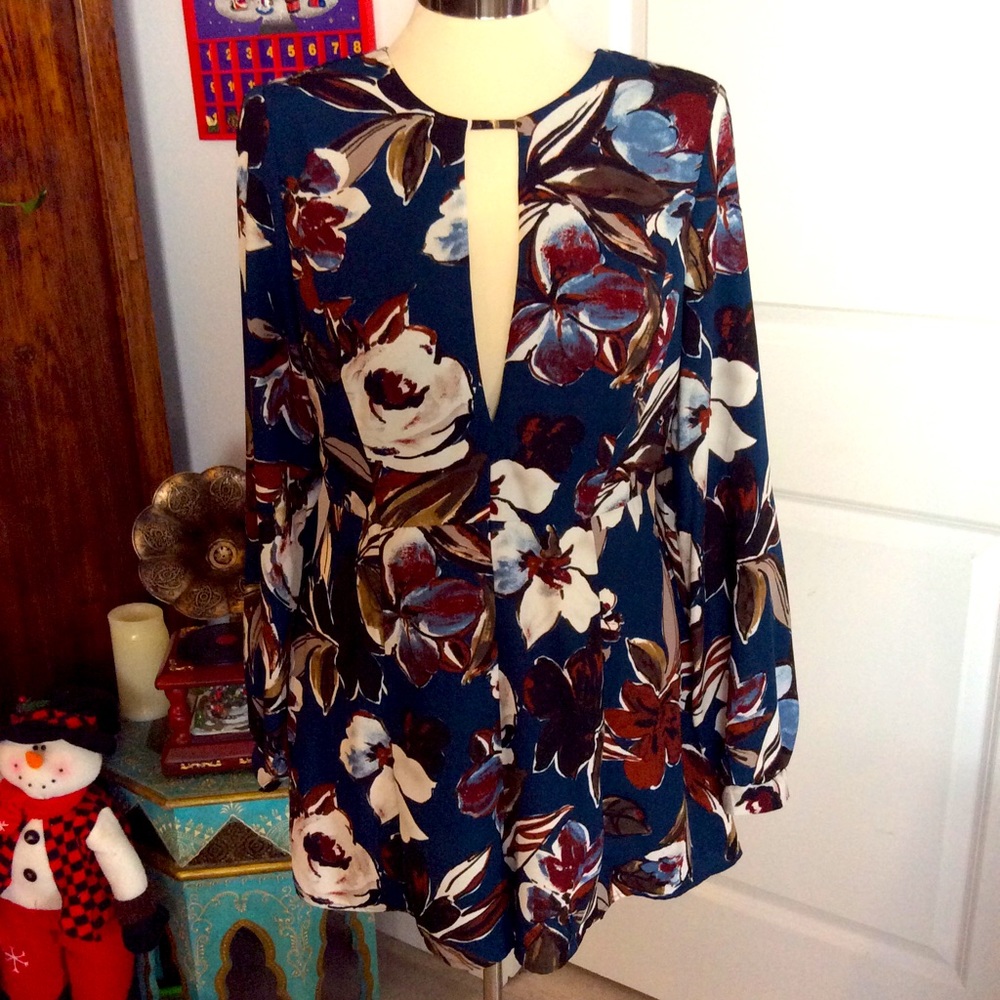 Long sleeve Floral romper